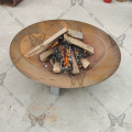 Antique Outdoor Metal Steel Bowl Fire Pit