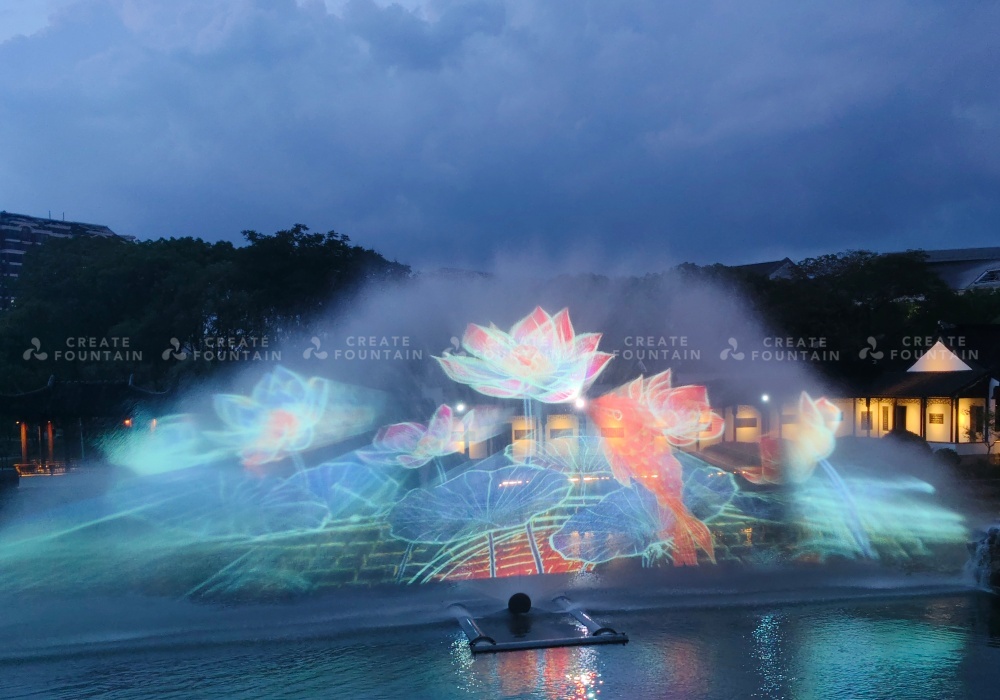 Water Screen Film Show