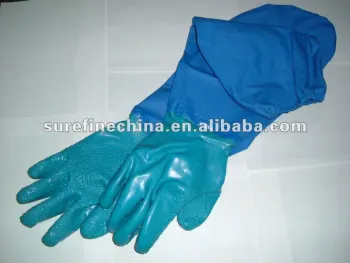 Sea Long Cuff Fish Oil Resistance Gloves