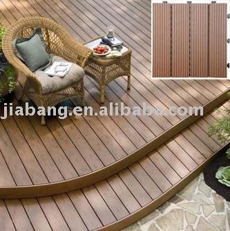 WPC interlocking decking with PE base-SM-4P-A BH