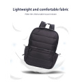 Quilted Stitching Down Fabric Girl Puffer Backpack Waterproof Nylon Soft Casual Sport Day Pack