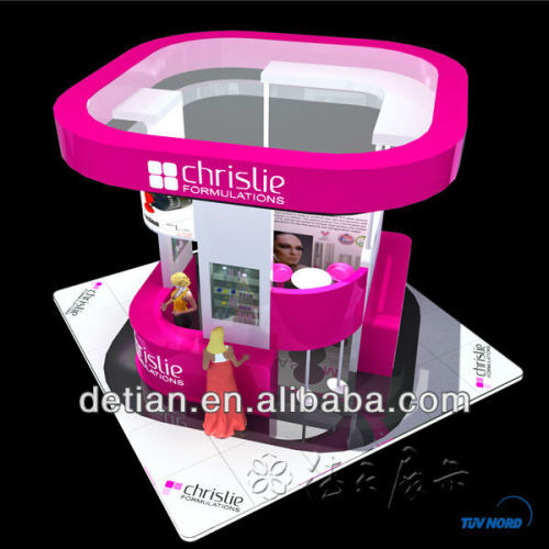 Acrylic China Display Stand,6x6 Exhibition Booth, High Quality Acrylic