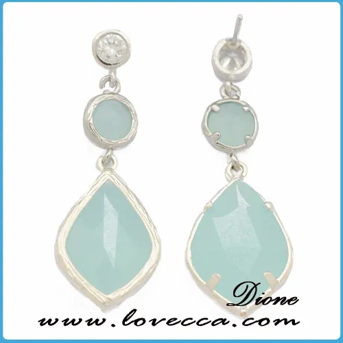 Fashion drop earrings glass bead jewelry shop for earrings