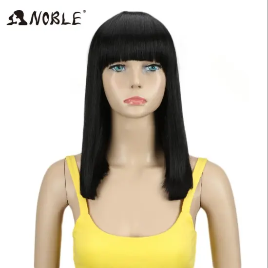 Noble Short Wigs High Temperature Synthetic Hair Wigs 14 Inch For Black Women 4 Colors Choice Heat Resistant wigs synthetic hair