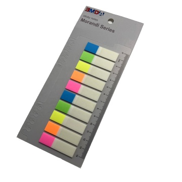 Cute Colored Plastic PET Transparent Sticky Notes Set - 200 Sheets for Office & School