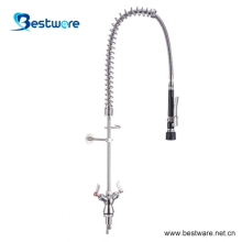 Stainless Steel Faucet with Built-in Sprayer