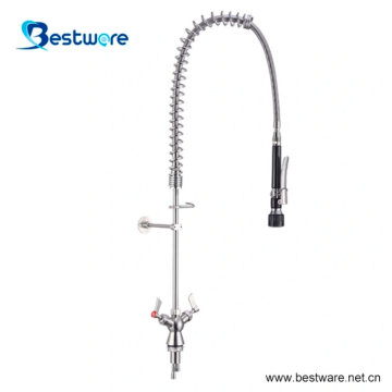 Stainless Steel Faucet with Built-in Sprayer