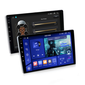 AI 2 DIN 10 inci pemain DVD Radio Kereta Android dengan CarPlay untuk BMW VW