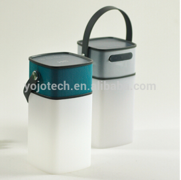 Portable LED lamp bluetooth speaker