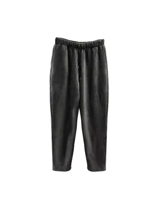 100%cotton black velvet corduroy casual pants