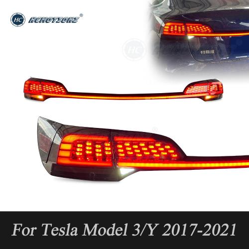 HCMOTIONZ LED Tail Lights For Tesla Model 3 Model Y 2017-2021