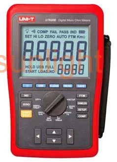 Digital Micro Ohm Meter, USB, UT620B