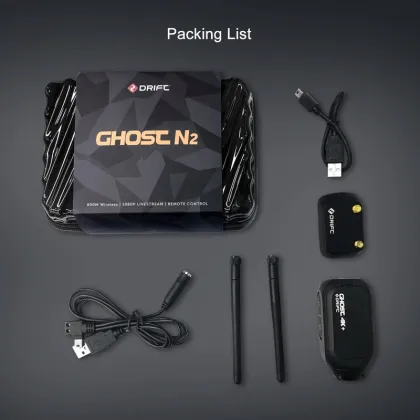 Drift Ghost N2: Remote App Control Live Streaming 4K HD Camera