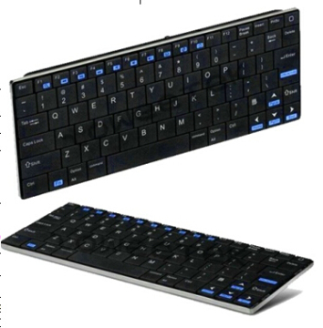 Mini Bluetooth 3.0 Wireless Keyboard with Ultra-Slim Stainless Steel