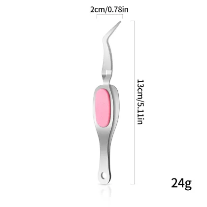 Stainless Steel Nail Art Tools: Molding Clips, Pliers, and Tweezers