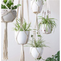 Cotton Plant Holder Woven Macrame Plant Hanger Rope Supplier