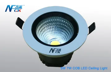 Fashionable 7w 5w Cob Led Ceiling Light, High Efficiency Led Cob Ceiling Lighting