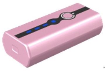 Pink / Blue 5200mah 29wh Universal Portable Power Bank With Ocp , Odp , Ovp ,scp Protetion