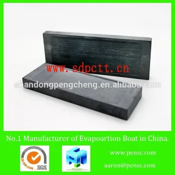 Boron nitride ceramic evaporation boat for metalizing