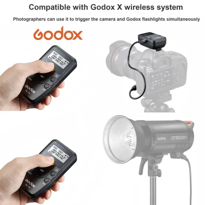 Godox TR-C1 Series Wireless Timer Remote Control for Canon, Pentax, Samsung, and Contax Cameras