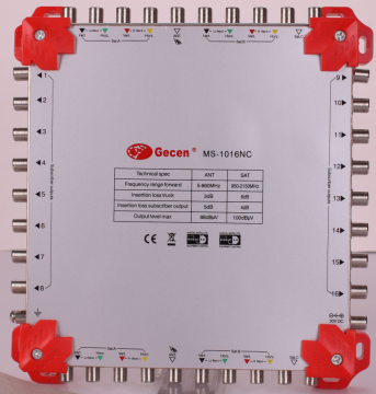 Cascade Satellite Multiswitch 10X16 10 inputs 16 outputs Model MS-1016NC