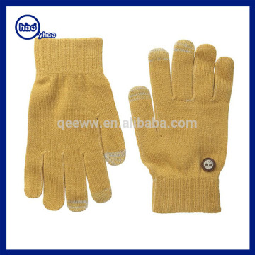 Wholesale Customized Knitted For Smart Phone Winter Softtextile Acrylic Touch Screens Touch Gloves