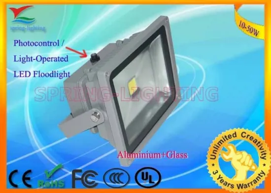 Photocontrol / Light-operated Pir Led Floodlight Ce &amp; Rohs Approval