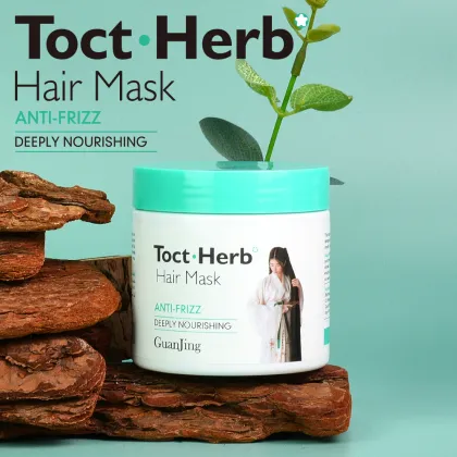 Organic Shea Butter Herbal Hair Mask for Women - Moisturizing Hair Damage Repair & Nourishing Smoothing Care