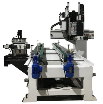 Woodworking CNC Machine: Hinge and Keyhole Processing for Wooden Doors