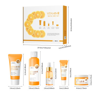 Vitamin C Facial Moisturizing Set: Anti-Aging, Spot Removal & Brightening