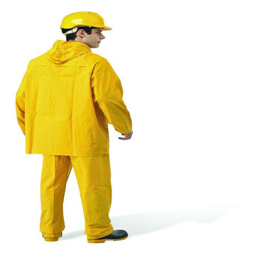 High quality fire resistant polyester adult rainsuit