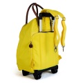 Borsa da viaggio leggera gialla con ruote