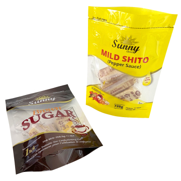 Custom Printed Mylar Zip Lock Bags with Window - YURUI Resealable Zipper Plastic Bags