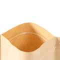 Kraft paper stand-up pouch bag for food