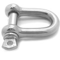Stainless Steel Wide D Shackle with Screw Pin