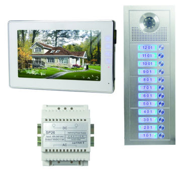 Picture memory and name holder, apartment building intercom system