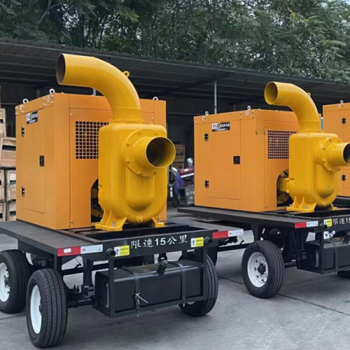 High Flow Flood Control Pump Mobile Pump Truck