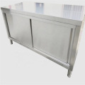 Sliding Doors Commercial Kitchen Stainless Steel Work Table