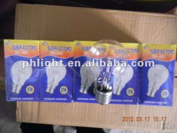 B22 A60 75W CLEAR BULB