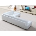 Contemporary Leather Sofa Set with Stainless steel