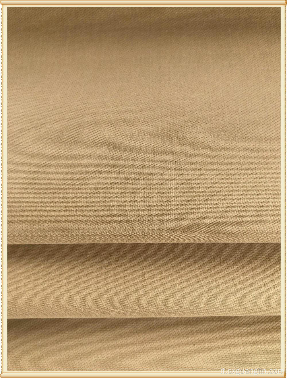 Tessuto in twill di cotone poliestere spandex per indumenti