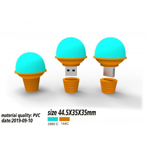 Unidad flash USB 3D Icecream personalizada