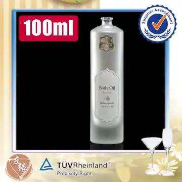 100ml white cylinder frosted glass perfume bottles