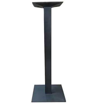 400x400xH1080mm square steel plate high table base black