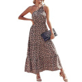 Women's Summer Floral Dress One Shoulder