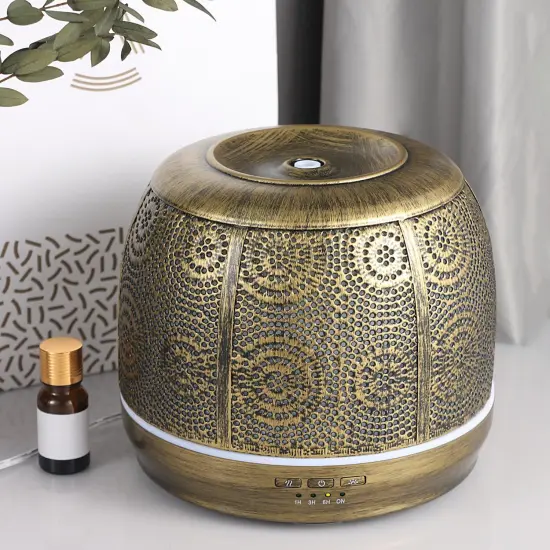 500ML Metal Aroma Diffuser Humidifier - New Arrivals Home Appliances