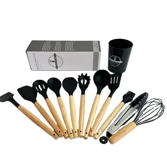 Hotseller Bakeware Set: Non-Stick, Heat-Resistant Wooden Handle, and Silicone Baking Utensils