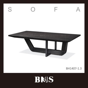 2016 new arrival modern black coffee table in veneer