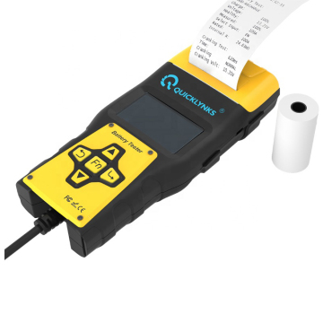 QUICKLYNKS Battery Tester BA1000 with Printer Function
