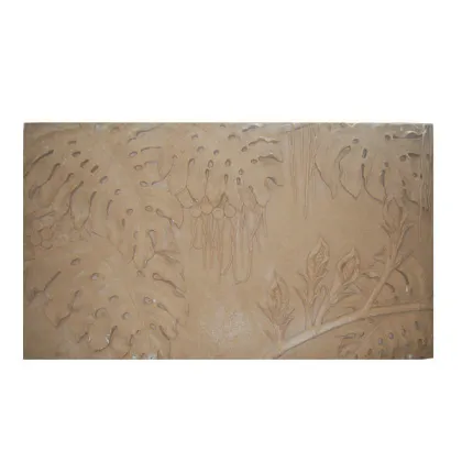 Brown Decorative Ceiling Panels Boards , Stone Wall Background